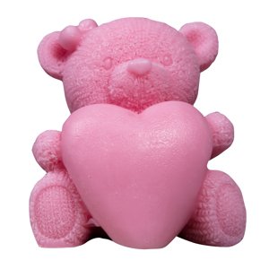Happy Soaps - Medvídek se srdcem  Glycerinové mýdlo 100 g