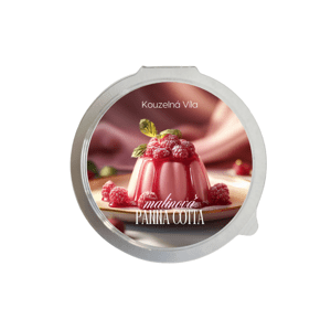 Kouzelná Víla - MALINOVÁ PANNA COTTA  Sójový vonný vosk do aromalampy 20g