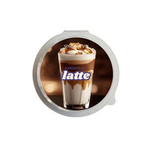Kouzelná Víla - KARAMELOVÉ LATTE  Sójový vonný vosk do aromalampy 20g