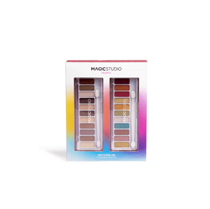 Magic Studio - COLORFUL MATTE vs METAL EYESHADOW PALET  Dárková sada