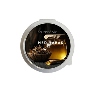 Kouzelná Víla - MED A TABÁK  Sójový vonný vosk do aromalampy 20g