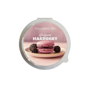 Kouzelná Víla - OSTRUŽINOVÉ MAKRONKY  Sójový vonný vosk do aromalampy 20g