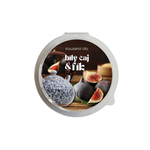 Kouzelná Víla - BÍLÝ ČAJ A FÍK  Sójový vonný vosk do aromalampy 20g