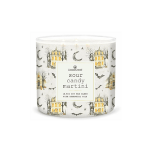 Goose Creek - Halloween - Martini z kyselých bonbónů  Aromatická svíčka ve skle 411 g