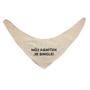Šátek pro pejska s nápisem  Šátek pro psa Obvod krku: S (25-35 cm)
