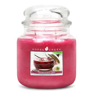Goose Creek - Jahodový džem  Svíčka ve skle 450 g