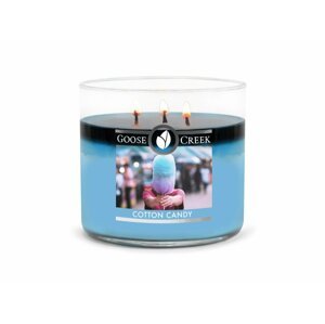 Goose Creek - Cukrová vata  Aromatická svíčka ve skle 411 g