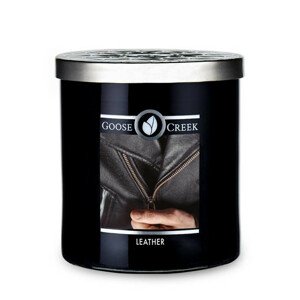 Goose Creek - Pánská kolekce - Kůže  Aromatická svíčka ve skle 453 g