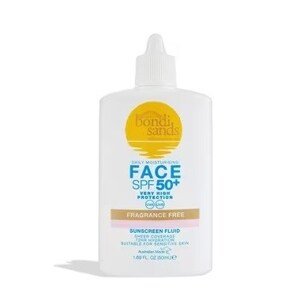 Bondi Sands TINTED FACE FLUID SPF 50+ FRAGRANCE FREE Tónovací fluid s SPF 50+ bez parfemace