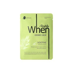 When Simply COSMIC CALM SOOTHE ULTRA-SOFT COTTON LINTER BEMLIESE SHEET MASK Pleťová maska