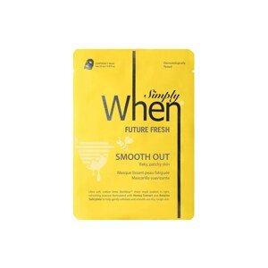 When Simply FUTURE FRESH SMOOTH OUT ULTRA-SOFT COTTON LINTER BEMLIESE SHEET MASK Pleťová maska