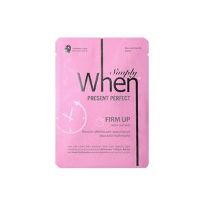 When Simply PRESENT PERFECT FIRM UP ULTRA-SOFT COTTON LINTER BEMLIESE SHEET MASK Pleťová maska