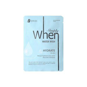 When Simply WATER WISH HYDRATE ULTRA-SOFT COTTON LINTER BEMLIESE SHEET MASK Pleťová maska