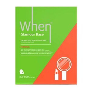 When Simply GLAMOUR BASE FIRMING PREMIUM BIO-CELLULOSE SHEET MASK Pleťová maska