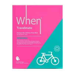 When Simply TRAVELMATE REFRESHING PREMIUM BIO-CELLULOSE SHEET MASK Pleťová maska