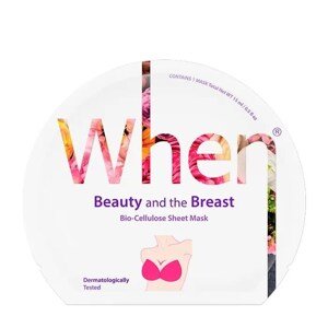 When Simply BEAUTY AND THE BREAST PREMIUM BIO-CELLULOSE SHEET MASK Maska na prsa