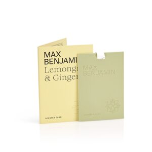 Max Benjamin LEMONGRASS AND GINGER SCENTED CARD Vonná karta