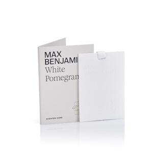 Max Benjamin WHITE POMEGRANETE SCENTED CARD Vonná karta