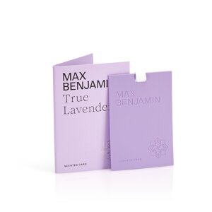 Max Benjamin TRUE LAVENDER SCENTED CARD Vonná karta