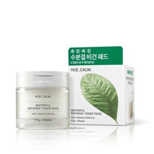 Hue_Calm WATERFUL REFINING TONER PADS Tonizující tamponky