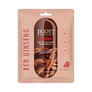 Jigott RED GINSENG AMPOULE MASK Maska s ženšenem