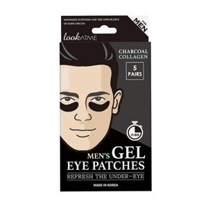 Look at Me SET MEN S GEL EYE PATCHES CHARCOAL Gelové náplasti pro muže