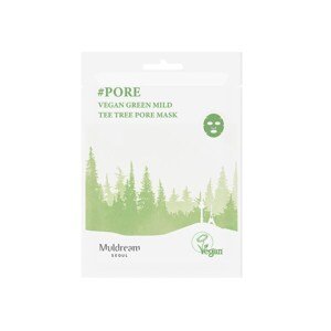 Muldream VEGAN GREEN MILD TEA TREE PORE MASK Pleťová maska