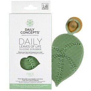 Daily Concepts LEAVES OF LIFE SILICONE SCRUBBER FACE Silikonový peeling na obličej