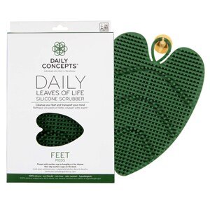 Daily Concepts LEAVES OF LIFE SILICONE SCRUBBER FOOT Silikonový peeling na nohy