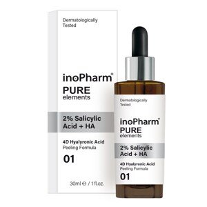 Inopharm FACE PEELING WITH 2 SALICYLIC ACID HYALURON ACID Pleťový peeling